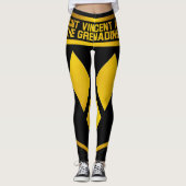 Saint Vincent en de Grenadines Emblem Leggings (Voorkant)