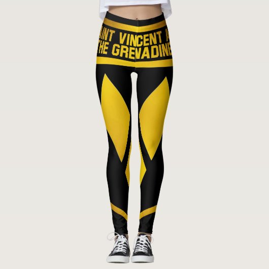 Saint Vincent en de Grenadines Emblem Leggings (Voorkant)