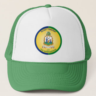 Saint Vincent en de Grenadines Erfgoed Embleem Trucker Pet