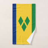 Saint Vincent en de Grenadines Flag Vincy Bad Handdoek (Handdoek)