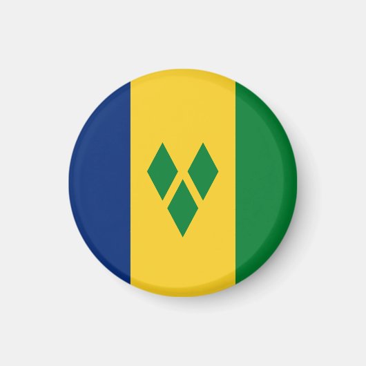 Saint Vincent en de Grenadines Flag Vincy Magneet (Voorkant)