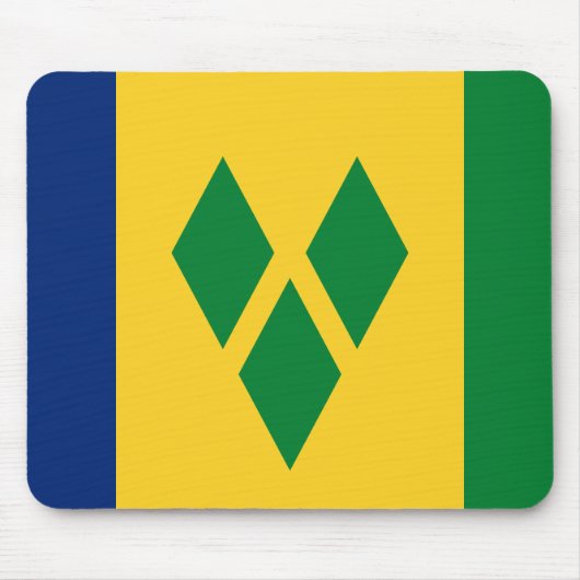 Saint Vincent en de Grenadines Flag Vincy Muismat (Voorkant)