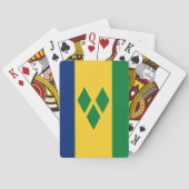 Saint Vincent en de Grenadines Flag Vincy Pokerkaarten (Achterkant)