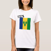 Saint Vincent en de Grenadines Flag Vincy T-shirt (Voorkant)