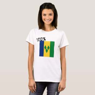Saint Vincent en de Grenadines Flag Vincy T-shirt