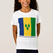 Saint Vincent en de Grenadines Flag Vincy T-shirt (Voorkant)