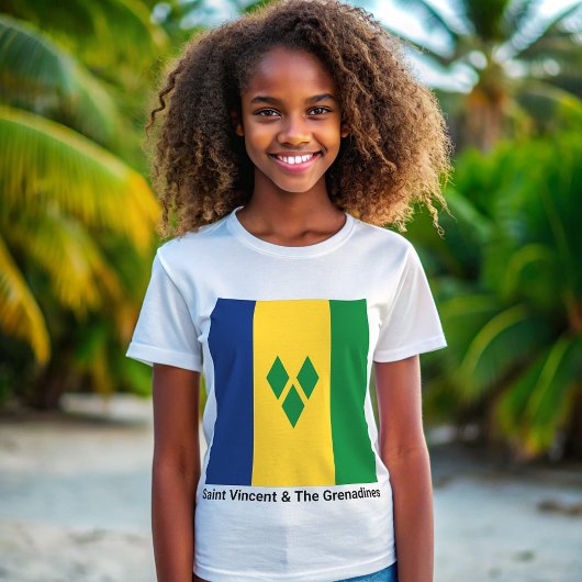 Saint Vincent en de Grenadines Flag Vincy T-shirt