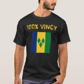 Saint Vincent en de Grenadines Flag Vincy T-shirt (Voorkant)