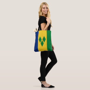 Saint Vincent en de Grenadines Flag Vincy Tote Bag