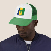 Saint Vincent en de Grenadines Flag Vincy Trucker Pet (In situ)