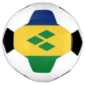 Saint Vincent en de Grenadines Flag Vincy Voetbal (Gedraaid)