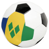 Saint Vincent en de Grenadines Flag Vincy Voetbal (Drie kwart)