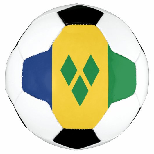 Saint Vincent en de Grenadines Flag Vincy Voetbal (Voorkant)