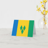 Saint Vincent en de Grenadines Kaart (Gele Bloem)