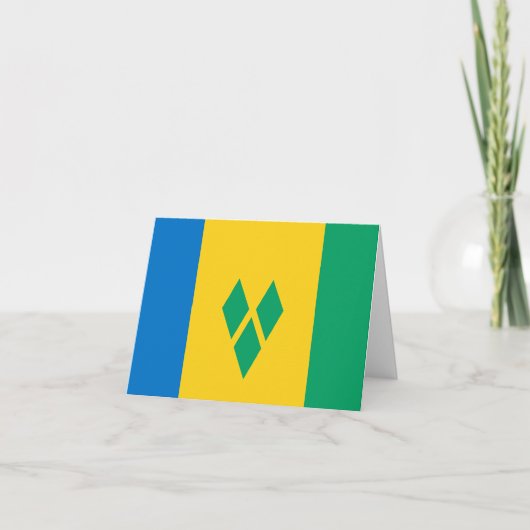 Saint Vincent en de Grenadines Kaart (Voorkant)