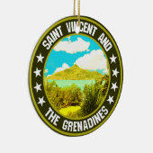 Saint Vincent en de Grenadines Keramisch Ornament (Rechts)