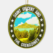 Saint Vincent en de Grenadines Keramisch Ornament (Links)