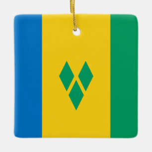 Saint Vincent en de Grenadines Keramisch Ornament