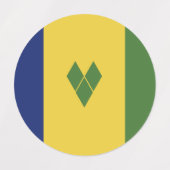 Saint Vincent en de Grenadines Labels (Design 1)
