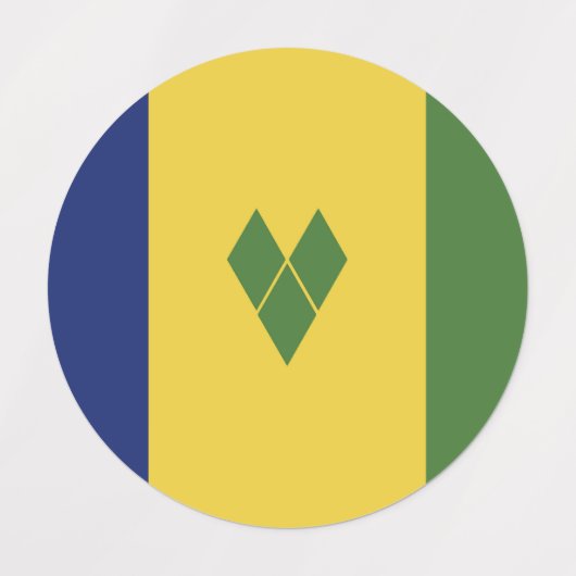 Saint Vincent en de Grenadines Labels (Design 1)