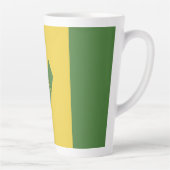 Saint Vincent en de Grenadines Latte Mok (Rechts)