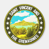 Saint Vincent en de Grenadines Magneet (Voorkant)