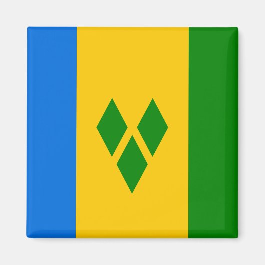 Saint Vincent en de Grenadines  Magneet (Voorkant)
