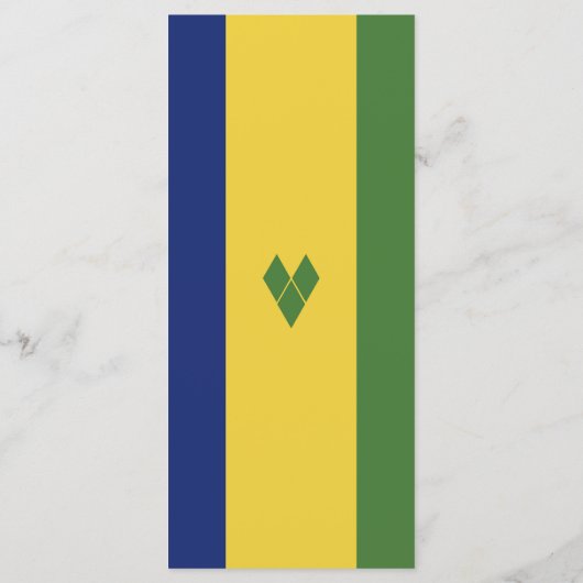 Saint Vincent en de Grenadines Menu (Achterkant)