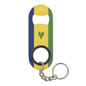 Saint Vincent en de Grenadines Mini Flessenopener (Achterkant)