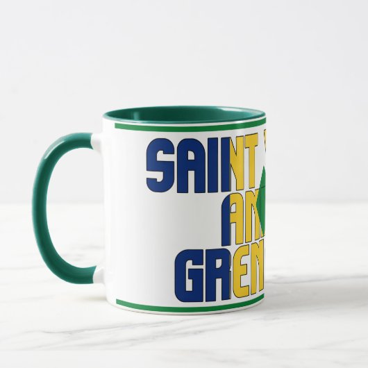 Saint Vincent en de Grenadines Mok (Links)