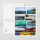 Saint Vincent en de Grenadines - Mosaic - Briefkaart (Voorkant / Achterkant)