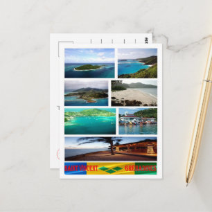 Saint Vincent en de Grenadines - Mosaic - Briefkaart