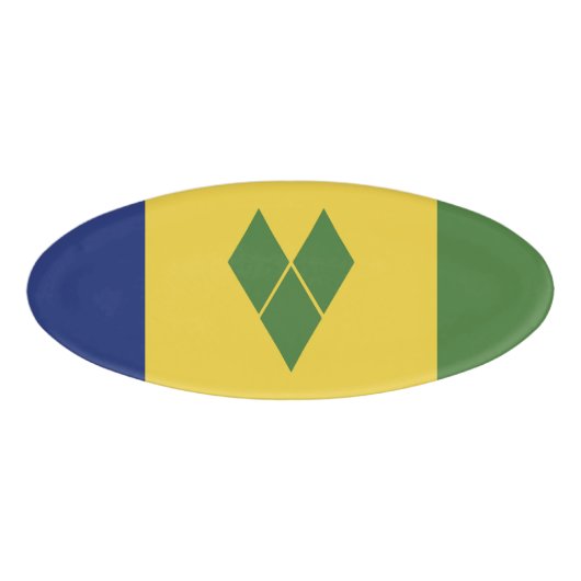 Saint Vincent en de Grenadines Naambadge (Voorkant)