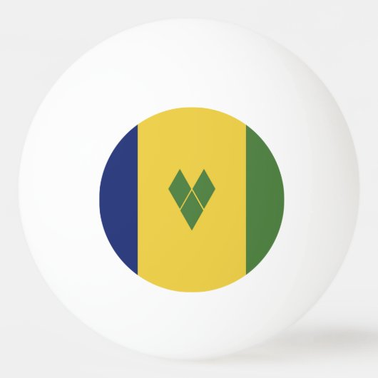 Saint Vincent en de Grenadines Pingpongbal (Voorkant)