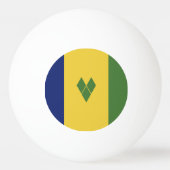 Saint Vincent en de Grenadines Pingpongbal (Achterkant)