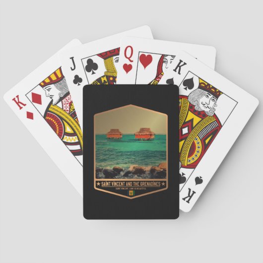 Saint Vincent en de Grenadines Pokerkaarten (Achterkant)