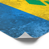Saint Vincent en de Grenadines Poster (Hoek)