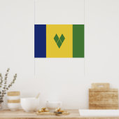 Saint Vincent en de Grenadines Poster (Keuken)