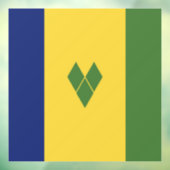 Saint Vincent en de Grenadines Raamsticker (Vel 3)