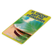 Saint Vincent en de Grenadines Reisposter Magneet (Linkerzijde)