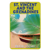 Saint Vincent en de Grenadines Reisposter Magneet (Verticaal)