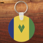 Saint Vincent en de Grenadines Sleutelhanger (Voorkant)