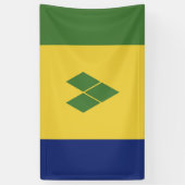 Saint Vincent en de Grenadines Spandoek (Verticaal)