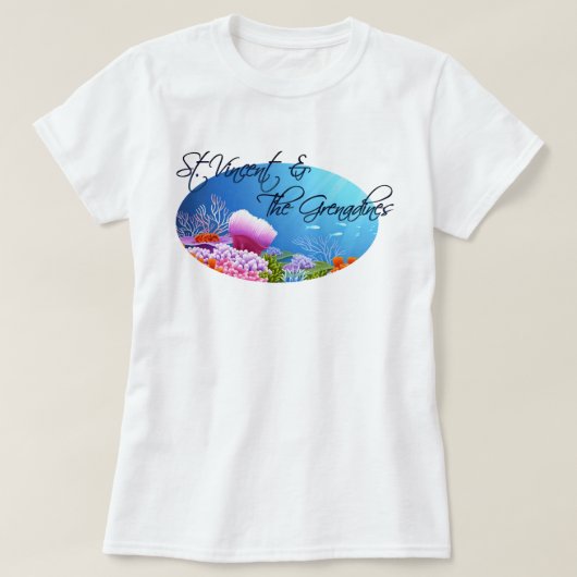 Saint Vincent en de Grenadines T-shirt (Design voorkant)