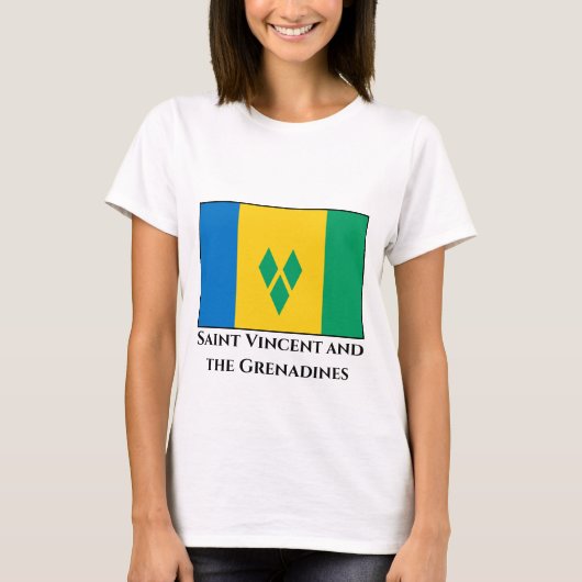 Saint Vincent en de Grenadines T-shirt (Voorkant)