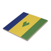 Saint Vincent en de Grenadines Tegeltje (Zijkant)