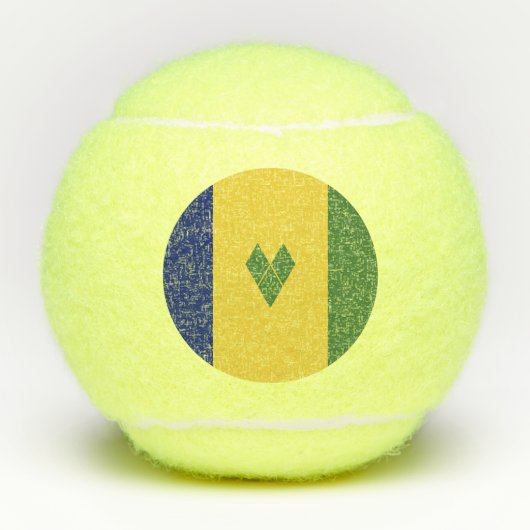 Saint Vincent en de Grenadines Tennisballen (Voorkant)