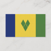 Saint Vincent en de Grenadines Visitekaartje (Voorkant)