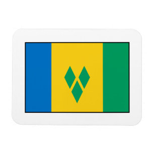 Saint Vincent en de Grenadines vlag Magneet