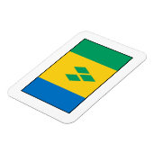 Saint Vincent en de Grenadines vlag Magneet (Linkerzijde)